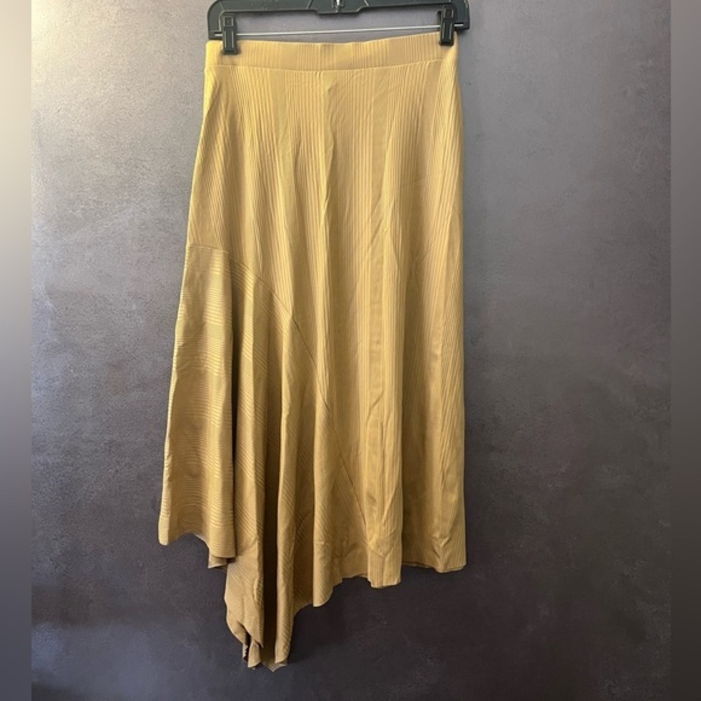 Express Asymmetrical Maxi Skirt in Tan